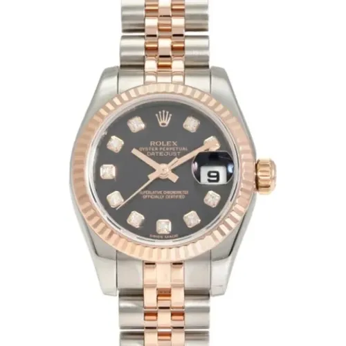 Pre-owned Rose Gold watches , female, Sizes: ONE SIZE - Rolex Vintage - Modalova