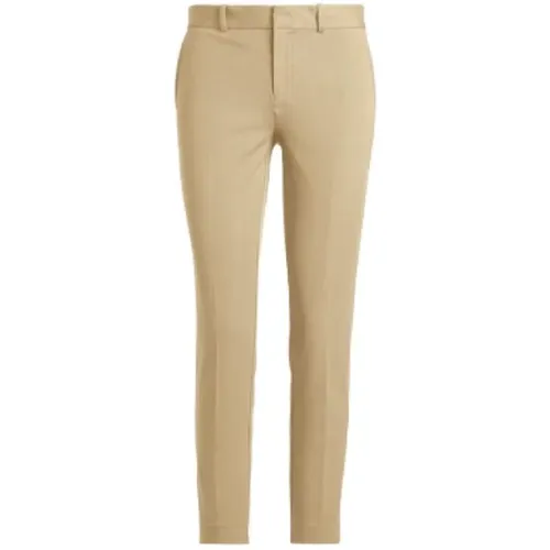 Slim Cotton Blend Pants , female, Sizes: M - Polo Ralph Lauren - Modalova