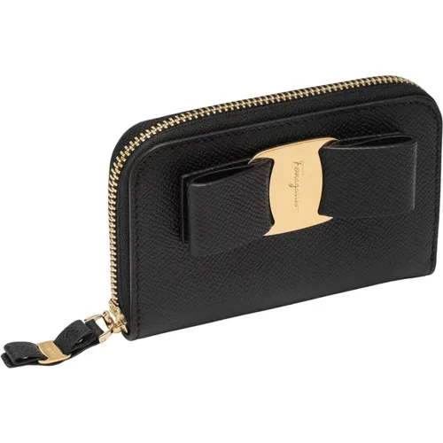 Credit Card Holder Vara Style , female, Sizes: ONE SIZE - Salvatore Ferragamo - Modalova