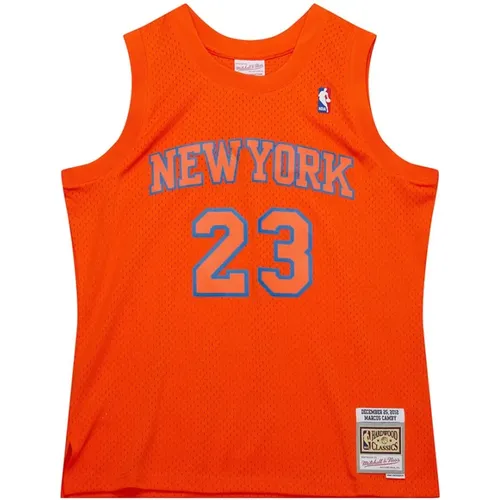 NBA Knicks 2012 Marcus Camby Trikot , Herren, Größe: M - Mitchell & Ness - Modalova