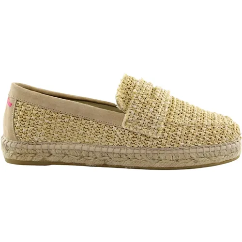 Fabric Loafer , female, Sizes: 5 UK, 4 UK, 6 UK, 3 UK - Espadrilles - Modalova