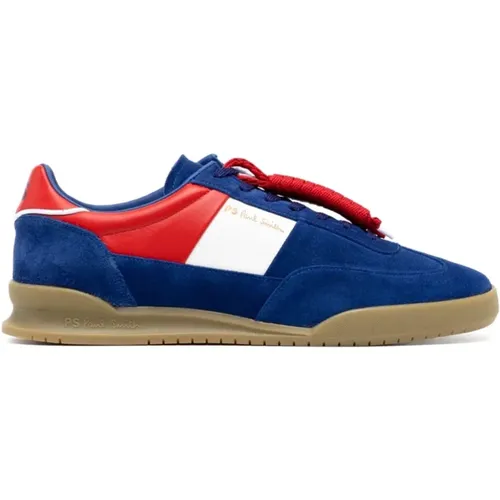 Blaue Wildleder Sneakers , Herren, Größe: 41 EU - PS By Paul Smith - Modalova