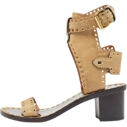 Pre-owned Suede sandals , female, Sizes: 4 UK - Isabel Marant Pre-owned - Modalova