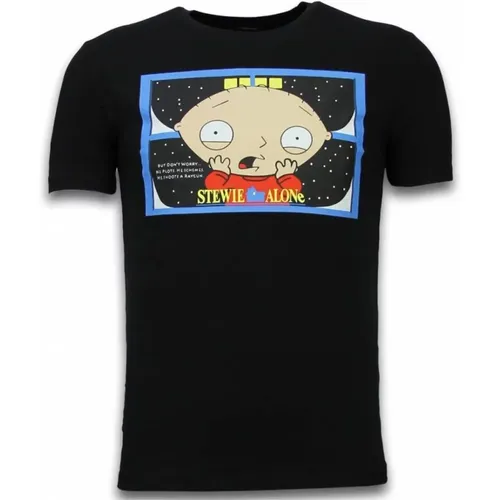 Stewie Home Alone - Herr T-Shirt - 6226Z - Local Fanatic - Modalova