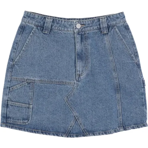 Denim Carpenter Skirt Light Indigo , female, Sizes: W27, W30, W29 - Obey - Modalova