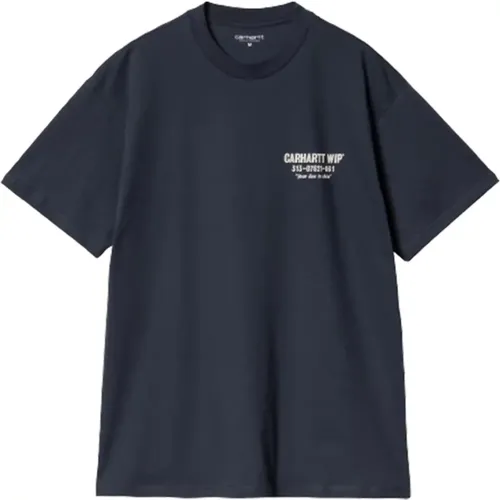 Less Troubles T-Shirt , male, Sizes: L - Carhartt WIP - Modalova
