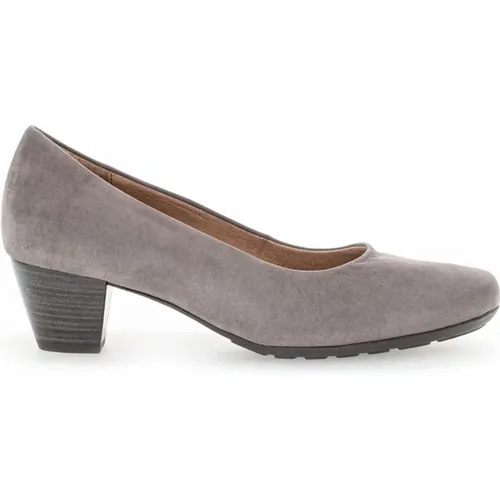 Taupe Lederpumps , Damen, Größe: 42 1/2 EU - Gabor - Modalova