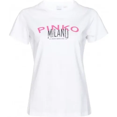 T-Shirts , female, Sizes: M - pinko - Modalova
