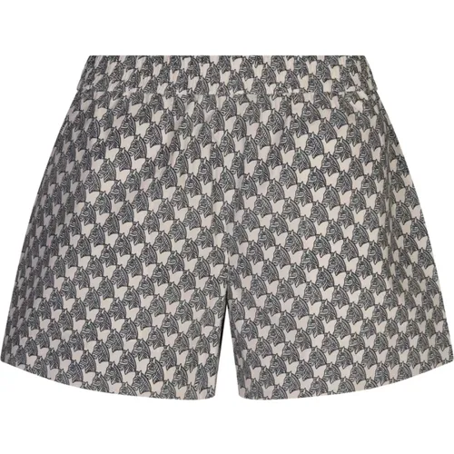 Weiße Lockere Popeline-Shorts - TORY BURCH - Modalova