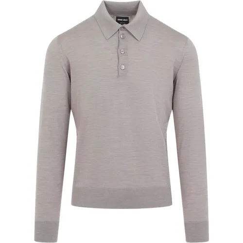 Wool Sweater , male, Sizes: M, 2XL, XL - Giorgio Armani - Modalova