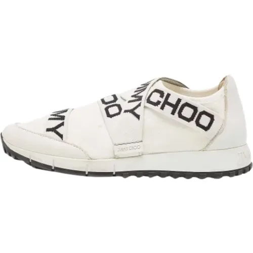 Pre-owned Leder sneakers , Damen, Größe: 37 EU - Jimmy Choo Pre-owned - Modalova