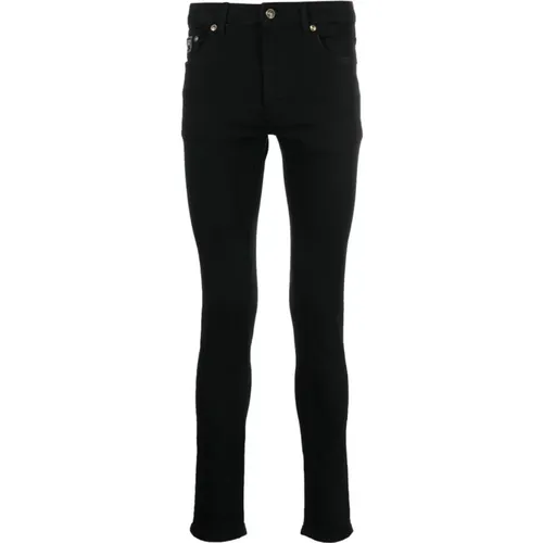 Stylische schwarze Skinny Jeans für Männer - Versace Jeans Couture - Modalova