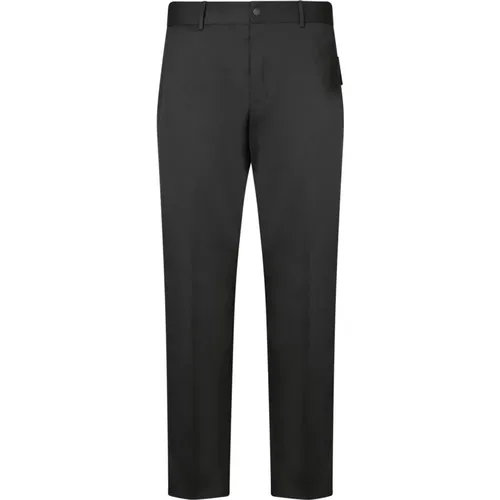 Raffinierte Schwarze Woll-Slim-Hose , Herren, Größe: S - PT Torino - Modalova