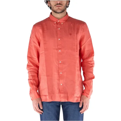 Linen Shirt , male, Sizes: 2XL, XL, L - Timberland - Modalova