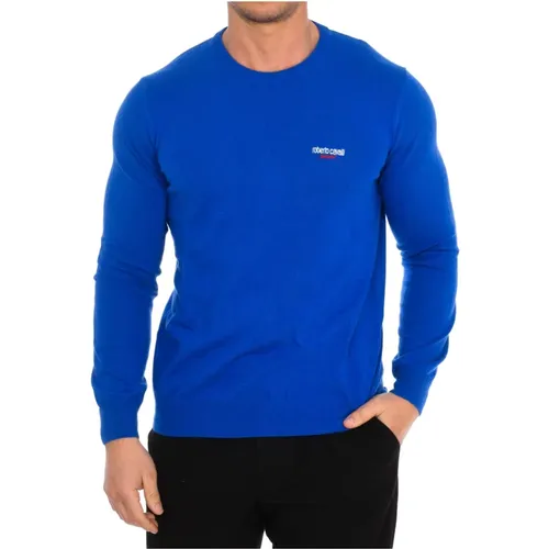 Sweatshirts , male, Sizes: XL, M - Roberto Cavalli - Modalova