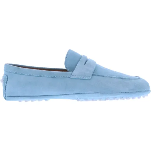 Blaue Loafer Schuhe für Damen , Damen, Größe: 37 EU - Paris Punk - Modalova