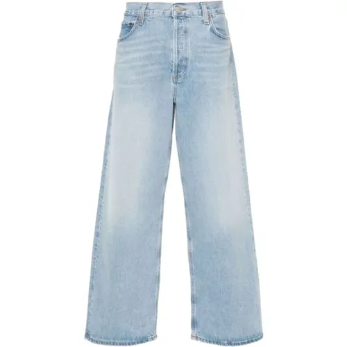 Hellblaue Denim Jeans , Herren, Größe: W32 - Agolde - Modalova
