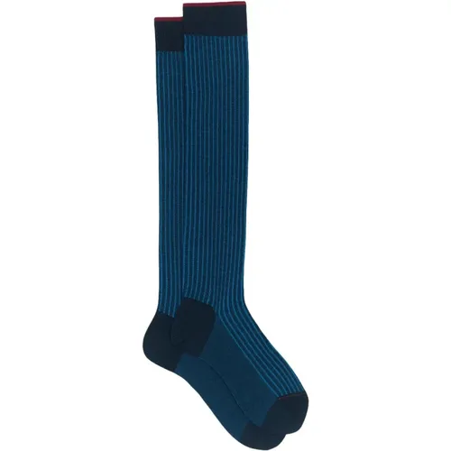 Gallo , Socks ,Blue male, Sizes: M - Gallo - Modalova