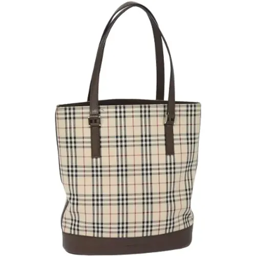 Pre-owned Canvas totes , female, Sizes: ONE SIZE - Burberry Vintage - Modalova