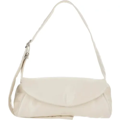 Leather Bag with Adjustable Handle , female, Sizes: ONE SIZE - Jil Sander - Modalova