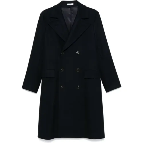 Wool Blend Double-Breasted Coat , male, Sizes: 2XL, M - Boglioli - Modalova