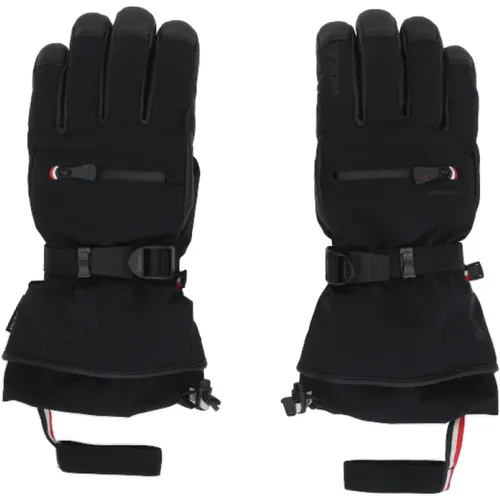 Gore-Tex Gloves with Nappa Inserts , male, Sizes: M - Moncler - Modalova