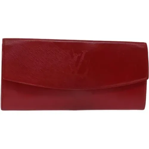 Pre-owned Leather clutches , female, Sizes: ONE SIZE - Louis Vuitton Vintage - Modalova