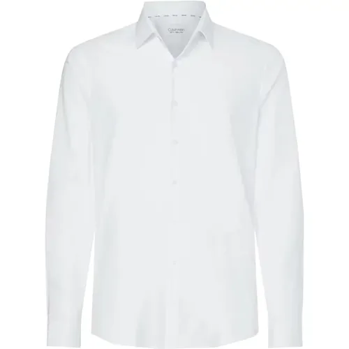 Modern Cotton Shirt , male, Sizes: XL, 2XL, L, 3XL, 5XL - Calvin Klein - Modalova