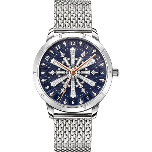 Womens watch Women Quartz Milanese Bracelet Blue Silver Wa0390-201-209 , female, Sizes: ONE SIZE - Thomas Sabo - Modalova