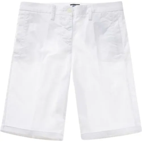 Cotton Shorts with American Pockets , female, Sizes: W29, W27 - Blauer - Modalova