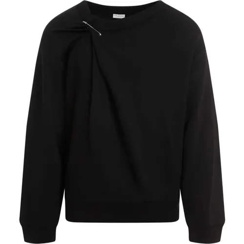 Schwarzer Pullover Aw24 Stilvoll Bequem , Herren, Größe: L - Dries Van Noten - Modalova