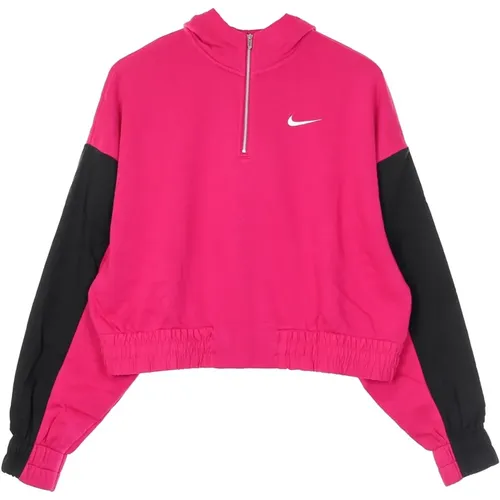 Sportswear Icon Clash Cropped Hoodie , female, Sizes: L, M - Nike - Modalova