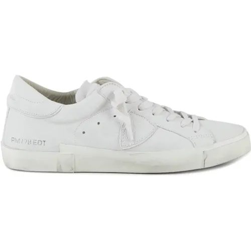 Cotton Elastan Sneakers , male, Sizes: 7 UK, 10 UK, 6 UK, 5 UK, 11 UK, 9 UK, 12 UK - Philippe Model - Modalova