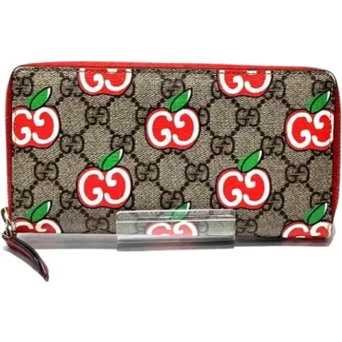 Pre-owned Canvas wallets , female, Sizes: ONE SIZE - Gucci Vintage - Modalova