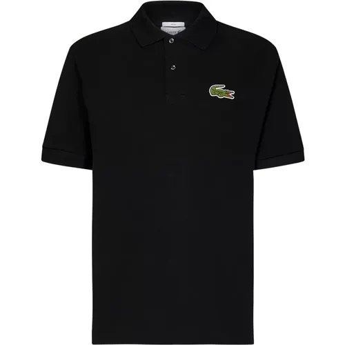 Schwarzes Polo-Shirt Casual Stil , Herren, Größe: S - Lacoste - Modalova