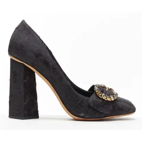 Pre-owned Stoff heels , Damen, Größe: 39 1/2 EU - Dolce & Gabbana Pre-owned - Modalova