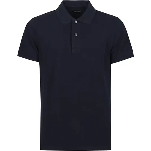 Kurzarm Polo Tennisshirt Tom Ford - Tom Ford - Modalova