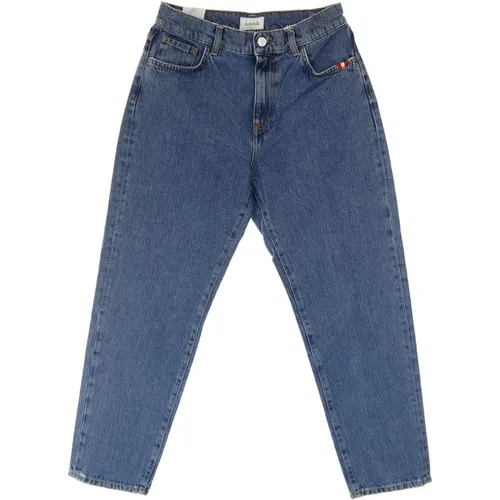 Stone Wash Denim Damen Jeans , Damen, Größe: W29 - Amish - Modalova