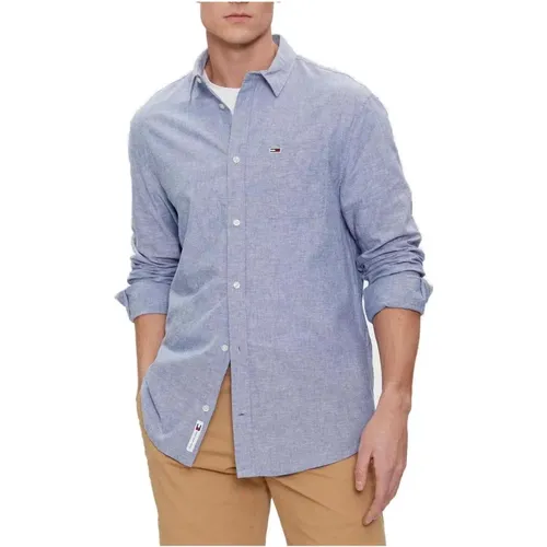 Shirts , Herren, Größe: L - Tommy Jeans - Modalova