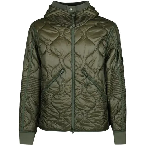 Stylish Medium Jacket for Outdoors , male, Sizes: XL, L - C.P. Company - Modalova