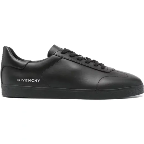 Leather Low Sneakers Town Style , male, Sizes: 7 UK - Givenchy - Modalova