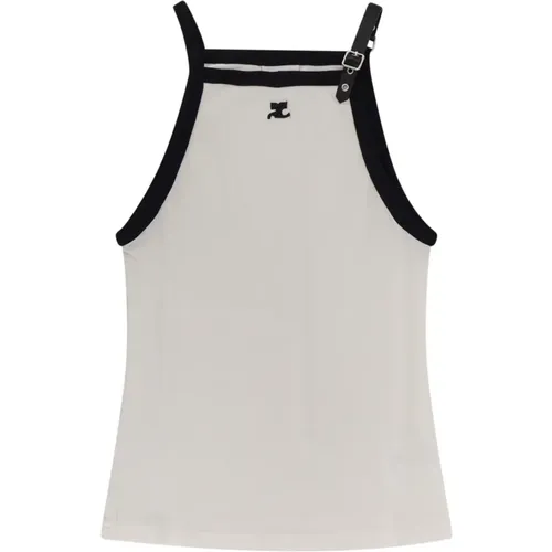 Sleeveless Top , female, Sizes: M, S, XS - Courrèges - Modalova