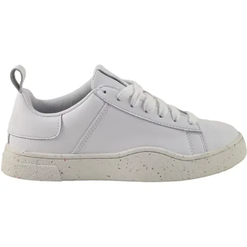 Leather Rubber Sole Sneakers , female, Sizes: 3 UK - Diesel - Modalova