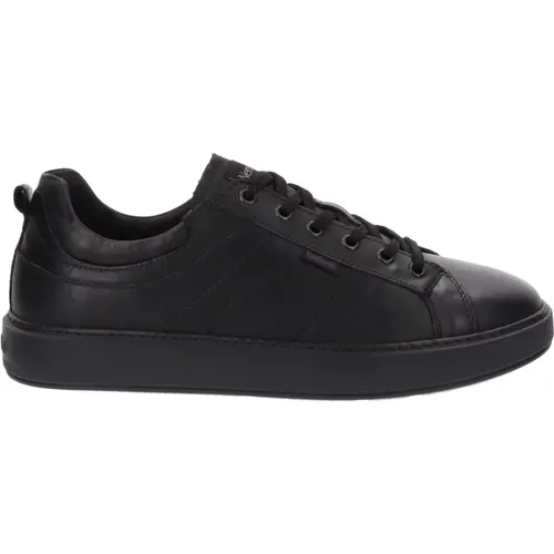 Leather Men`s Sneakers with Lace Closure , male, Sizes: 6 UK, 8 UK - Nerogiardini - Modalova