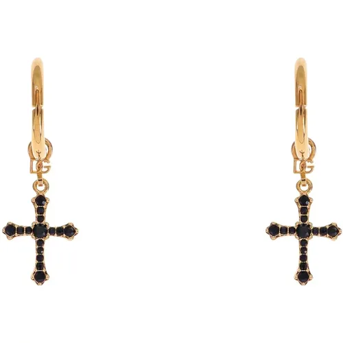 Goldschmuck mit Kreuzanhänger - Dolce & Gabbana - Modalova