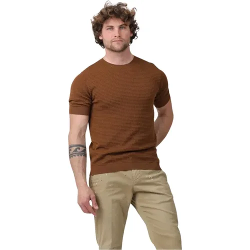 Stylish Wafer T-Shirt , male, Sizes: L - Irish Crone - Modalova