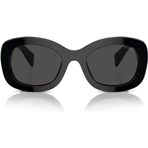 Elegant Oval Sunglasses with Thick Arms , female, Sizes: 54 MM - Prada - Modalova