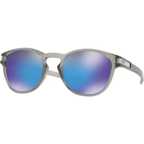 Latch Prizm Sapphire Polarized Sonnenbrille , unisex, Größe: 53 MM - Oakley - Modalova