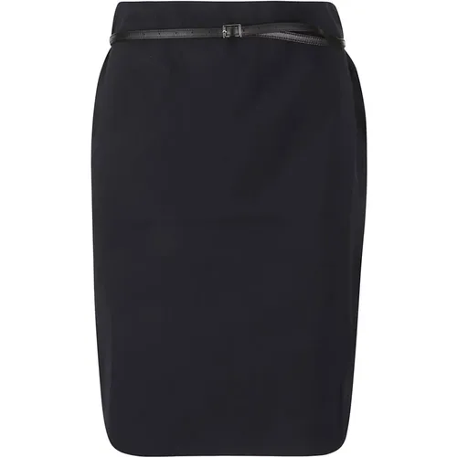 Delta Midi Skirt with Leather Belt , female, Sizes: S - 16Arlington - Modalova