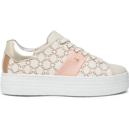 Ivory Sneakers with DryGo!® Technology , female, Sizes: 4 UK - Nerogiardini - Modalova